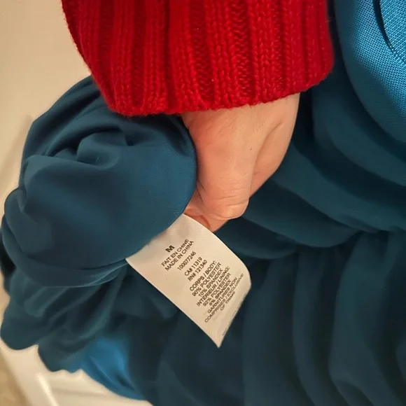 Garage Blue Ruched Mini Dress - Picture 5 of 6